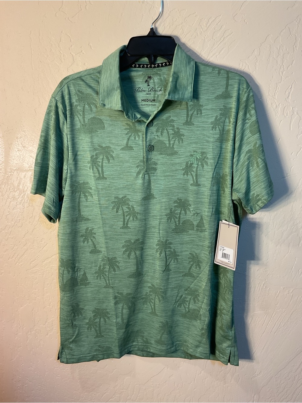 Palm beach Polo Shirt - Green medium dri-fit